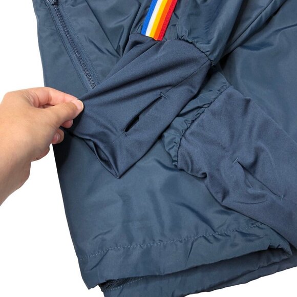 Zyia Active NWT Navy Rainbow Bomber Hooded Full Zip‎ Jacket Size XXL - Picture 13 of 13